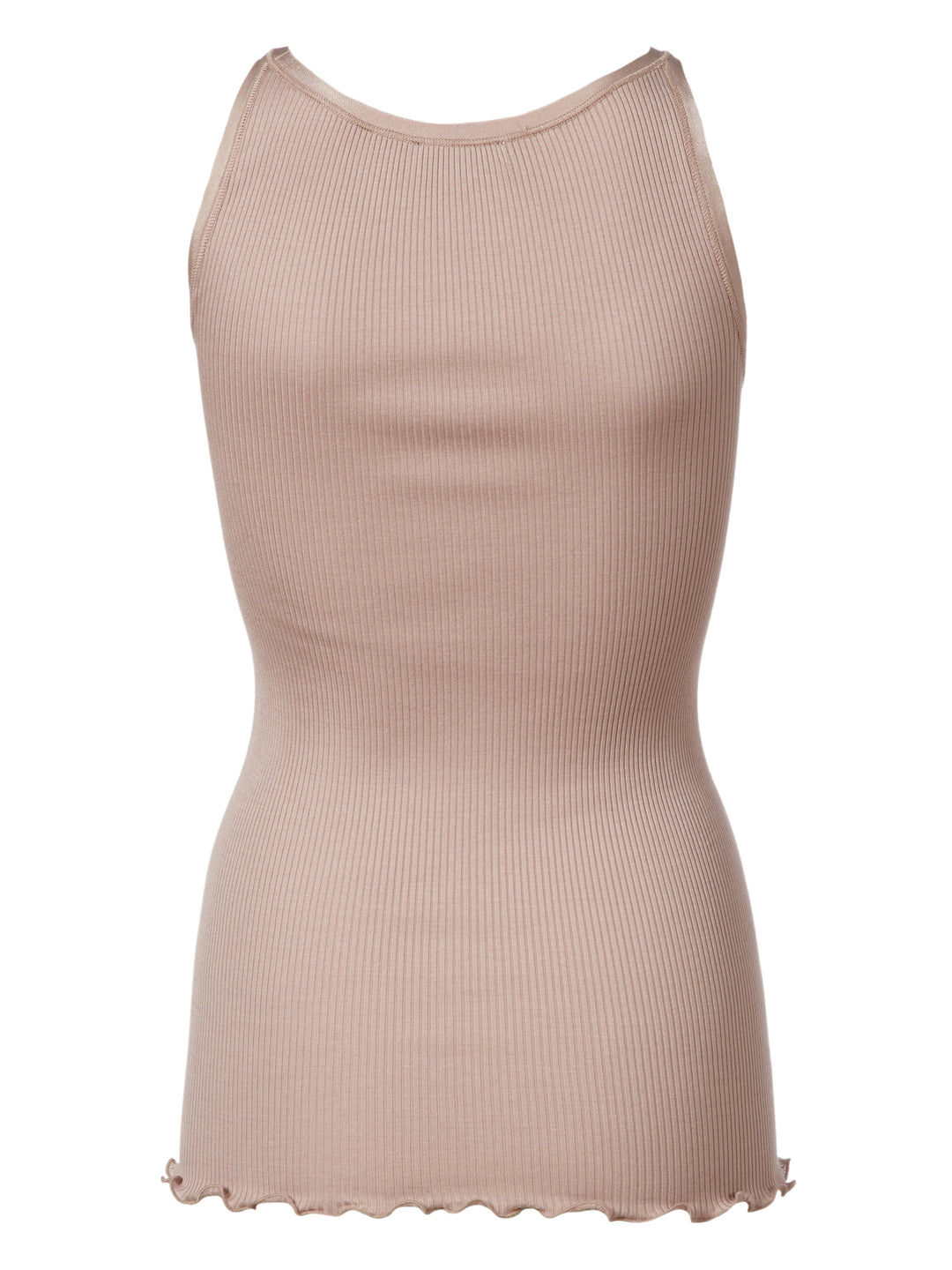 Belle Silk Top - Vintage Powder