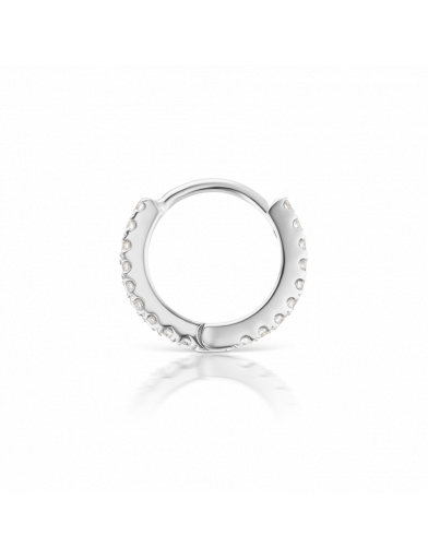 6.5mm Diamond Eternity Ring  in White Gold