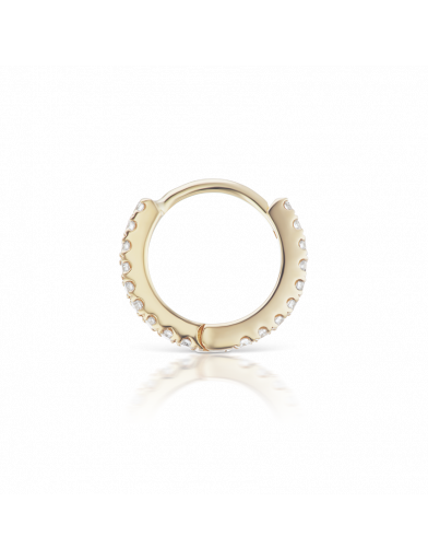 6.5mm Diamond Eternity Ring  in Yellow Gold