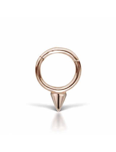 6.5mm Single Spike Ring in Yellow Gold