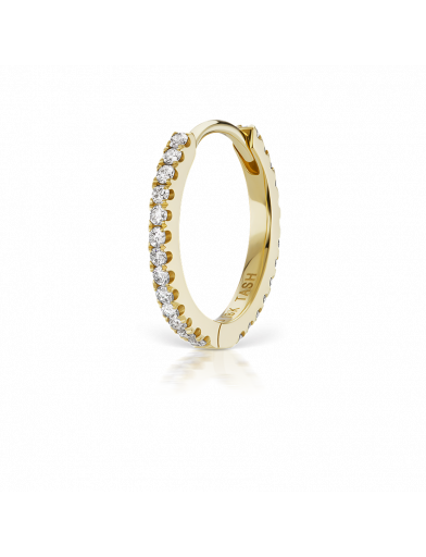 9.5mm Diamond Eternity Ring  in Yellow Gold