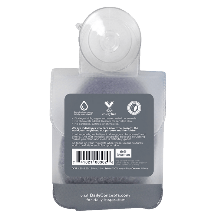 Daily Konjac Sponge - Charcoal