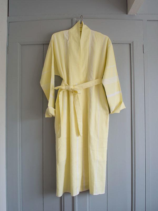 Hammam Bathrobe Lemon Yellow