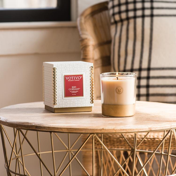 Red Currant Holiday Candle and Votive