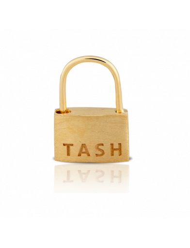 6.5mm Padlock Clicker in Yellow Gold