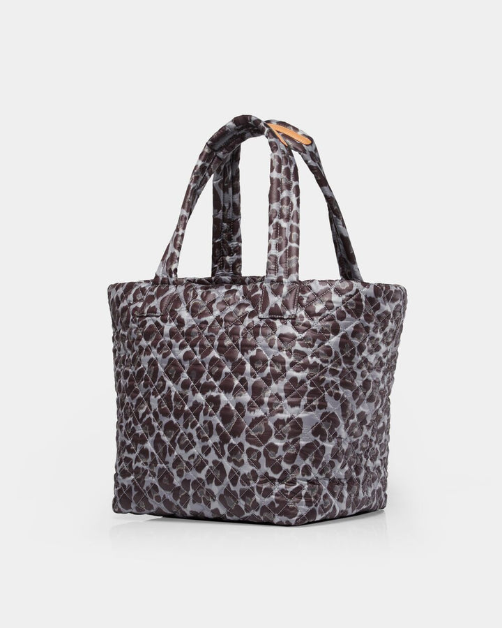 Medium Metro Tote in Magnet Leopard