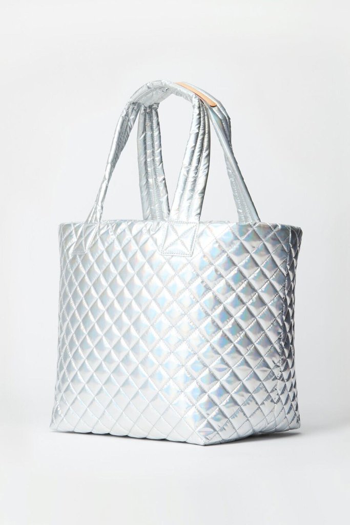 Medium Metro Tote in Hologram Metallic