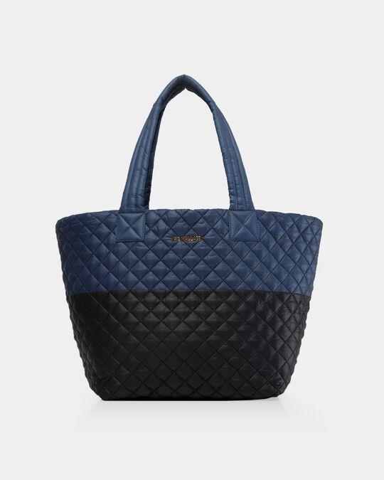 Medium Metro Tote in Navy/black Colorblock