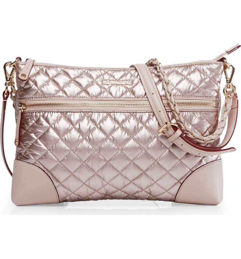 Crosby Crossbody in Rose Gold Metallic