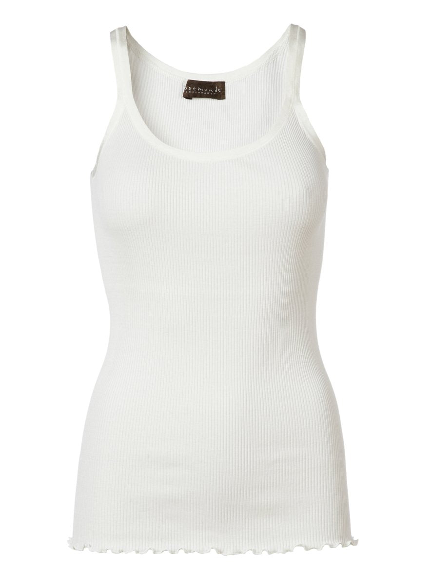 Belle Silk Top - New White