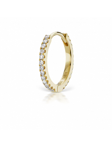 9.5mm Diamond Eternity Ring  in Yellow Gold