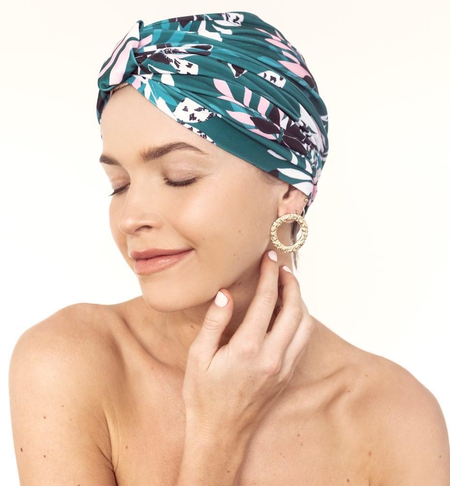 Amelie Shower Cap - Alpine Flowers