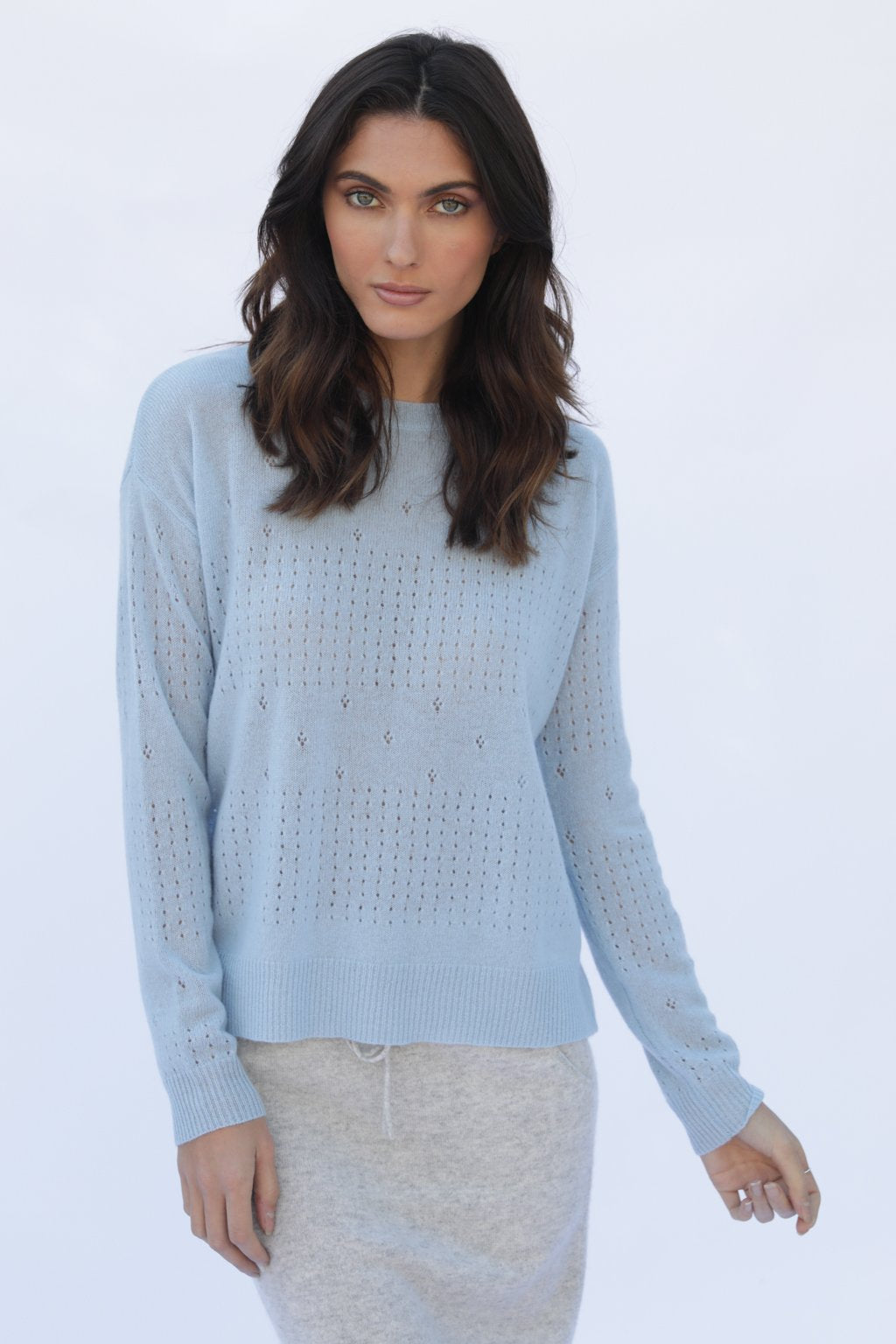 Ardyce Cashmere Sweater - Sky Blue
