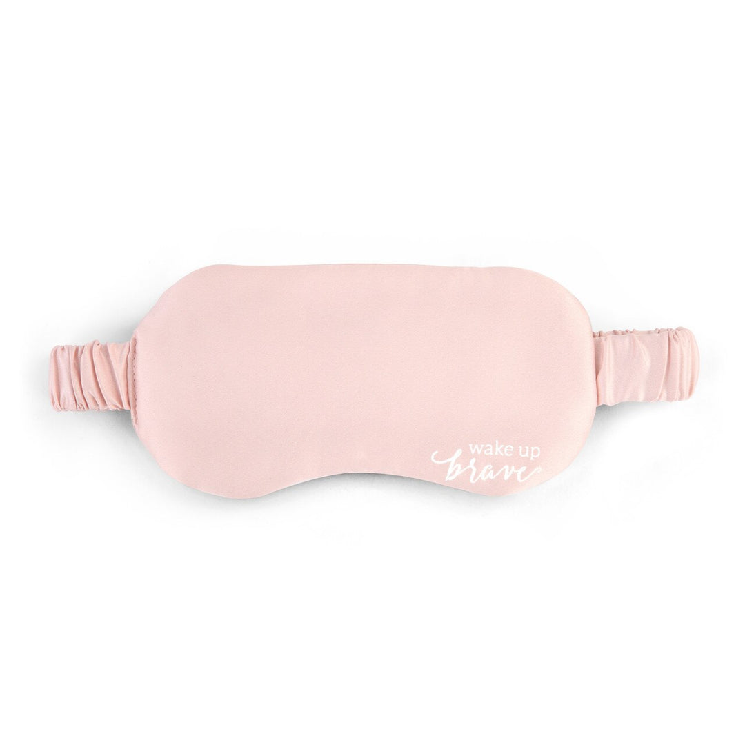 Blush Satin Eye Mask - Wake Up Brave