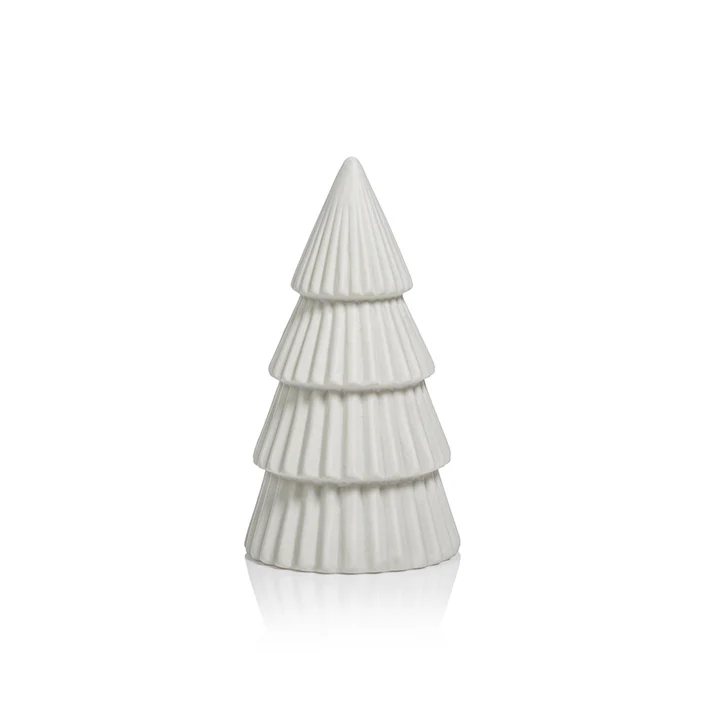 Ceramic Holiday Tree - Matt White