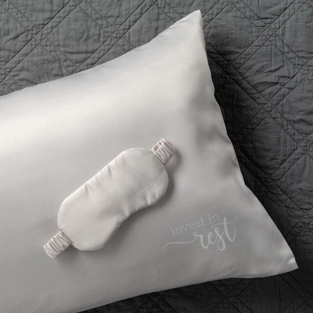 Cream Satin Pillowcase - Invest in Rest