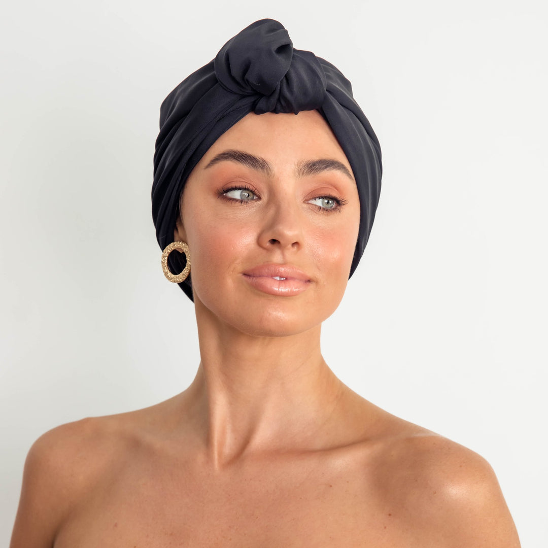 Dahlia Shower Cap - Black