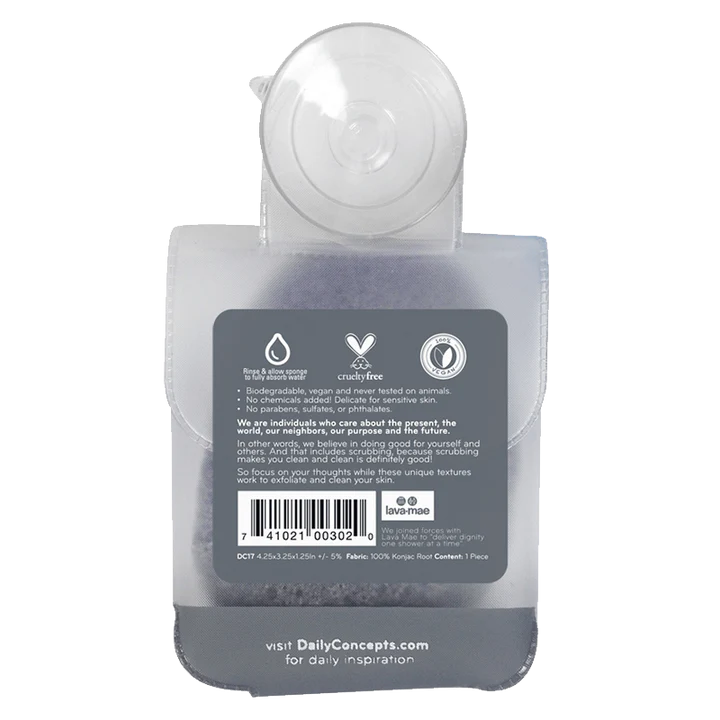 Daily Konjac Sponge - Charcoal