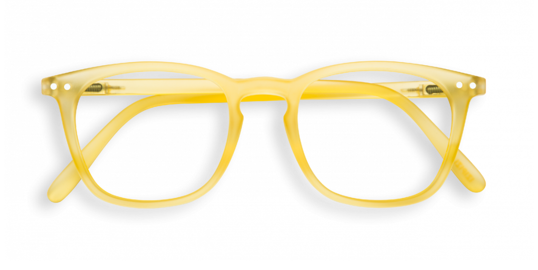 Reading Glasses #E Yellow Chrome