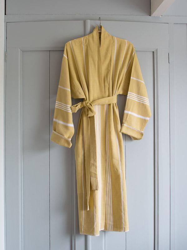 Hammam Bathrobe Mustard