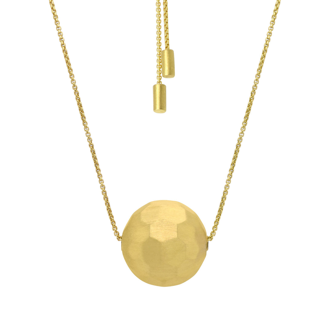 Manhattan Plain Pendant Gold