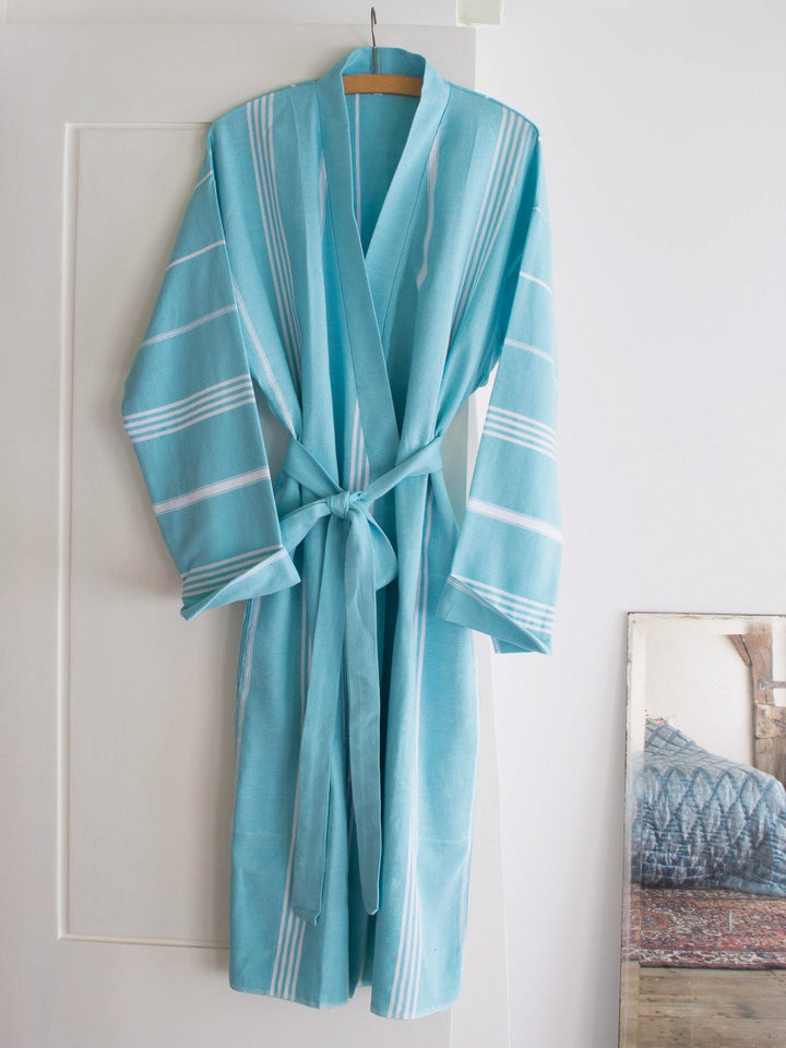 Hammam Bathrobe Aqua