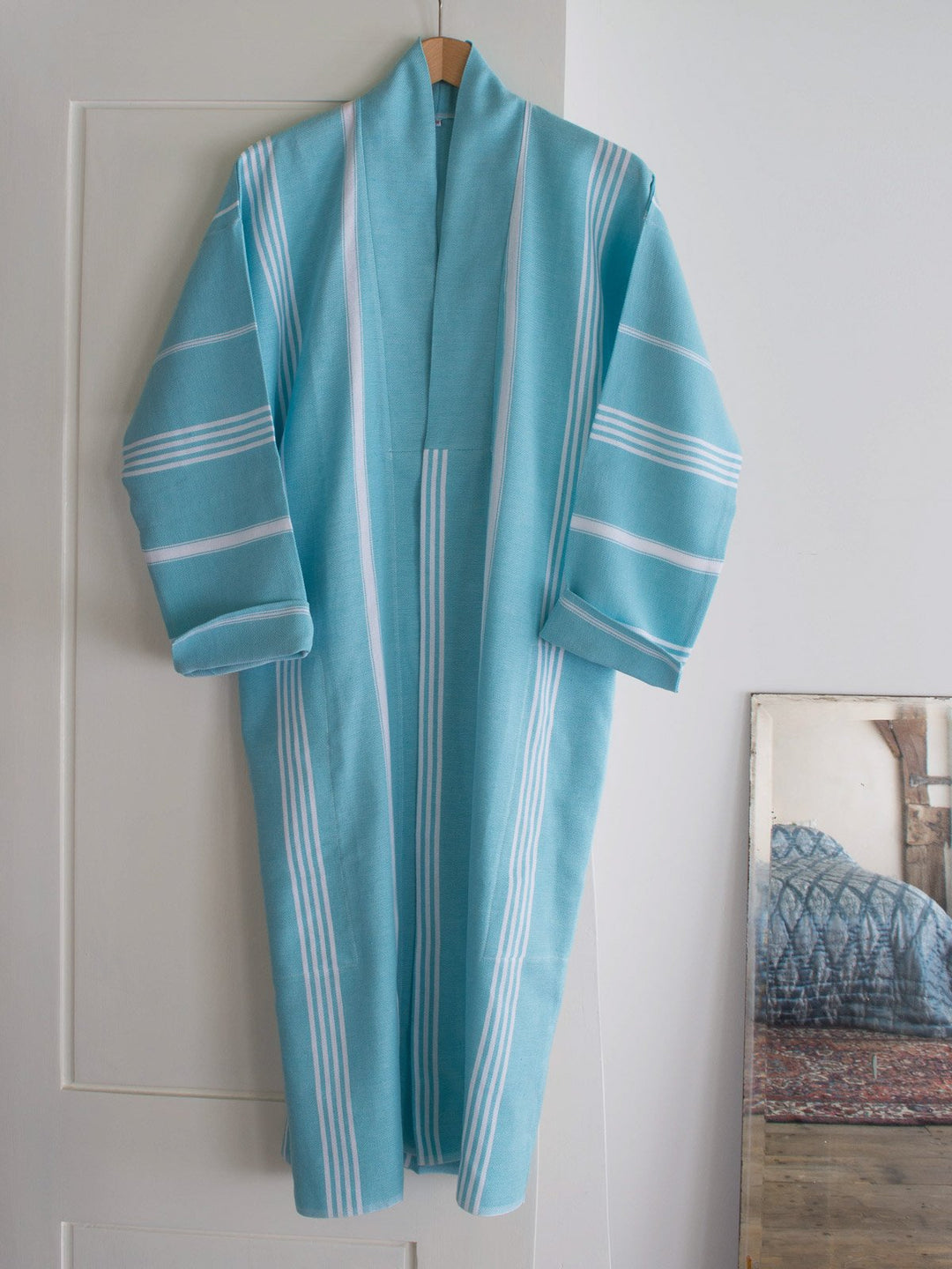 Hammam Bathrobe Aqua