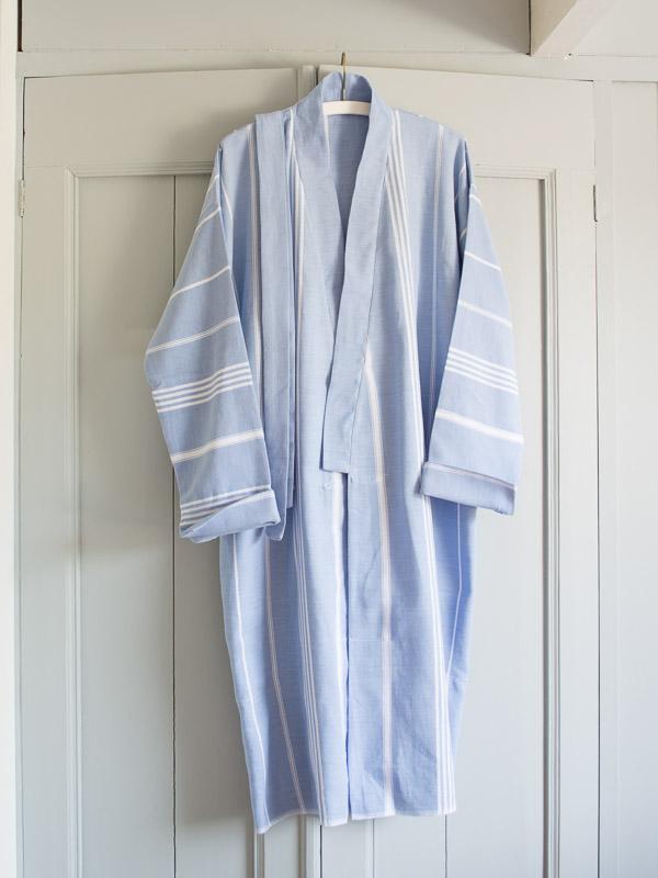 Hammam Bathrobe Blue