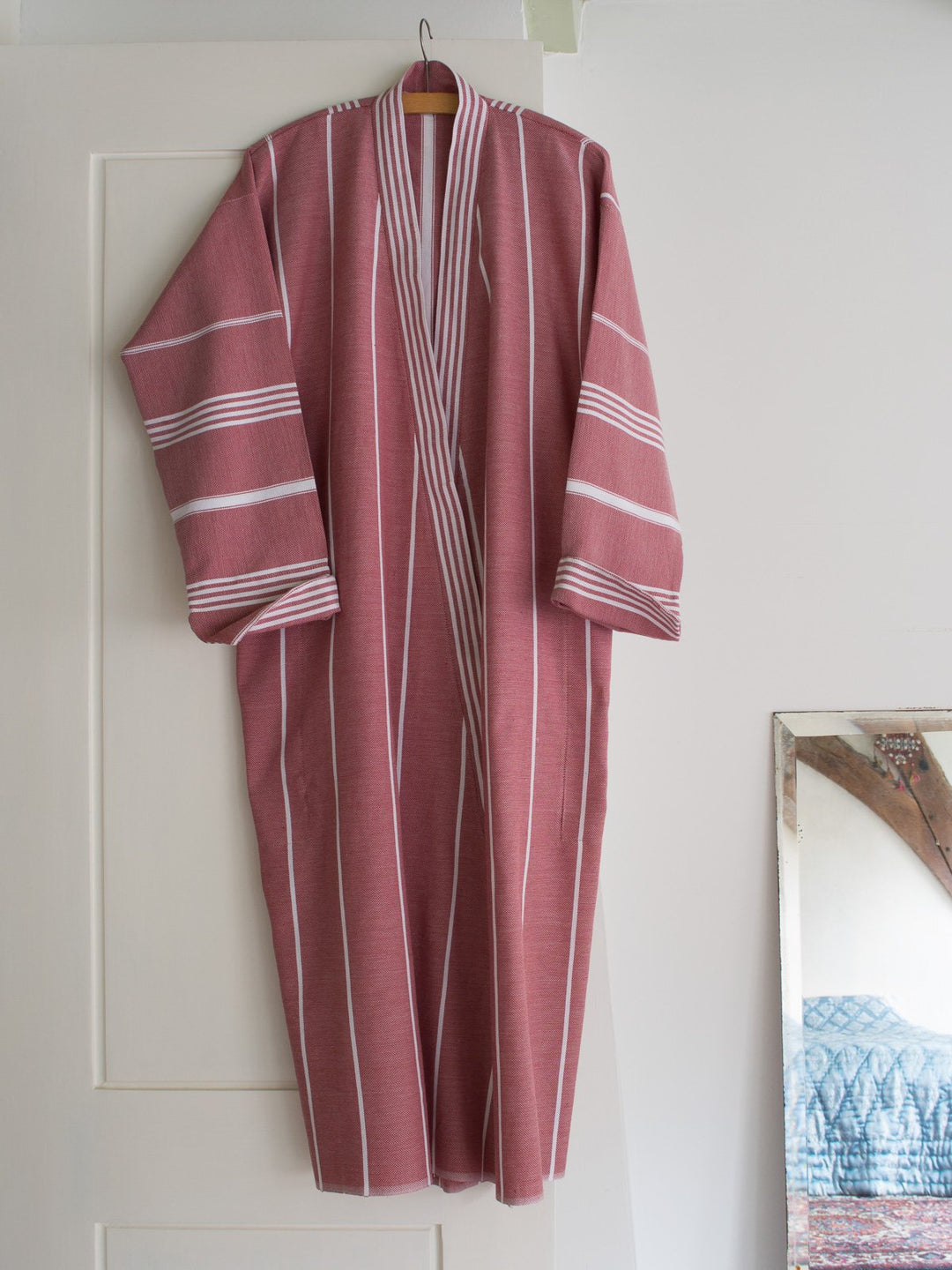 Hammam Bathrobe Burgundy Red