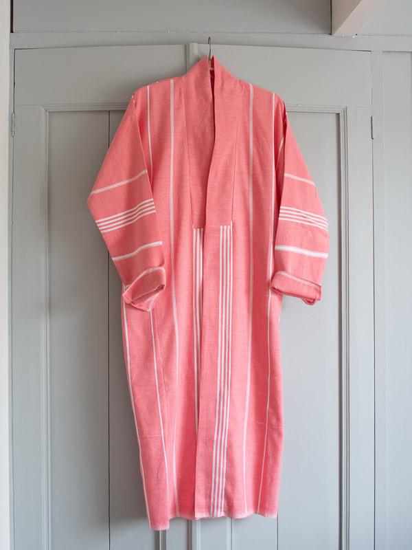 Hammam Bathrobe Coral Red