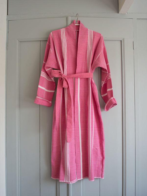 Hammam Bathrobe Fuchsia