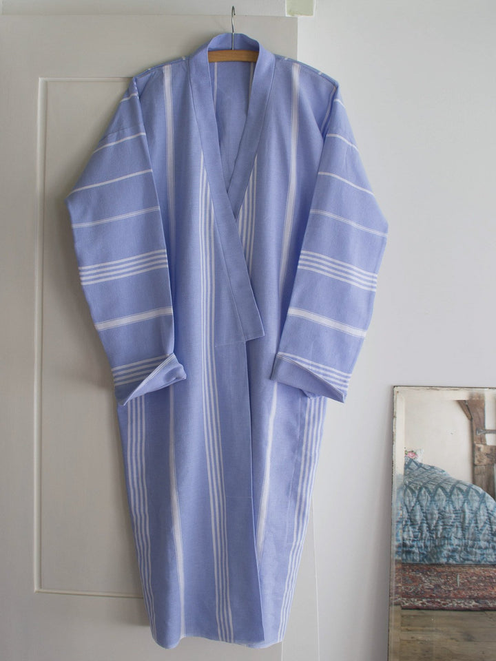 Hammam Bathrobe Lavender Blue