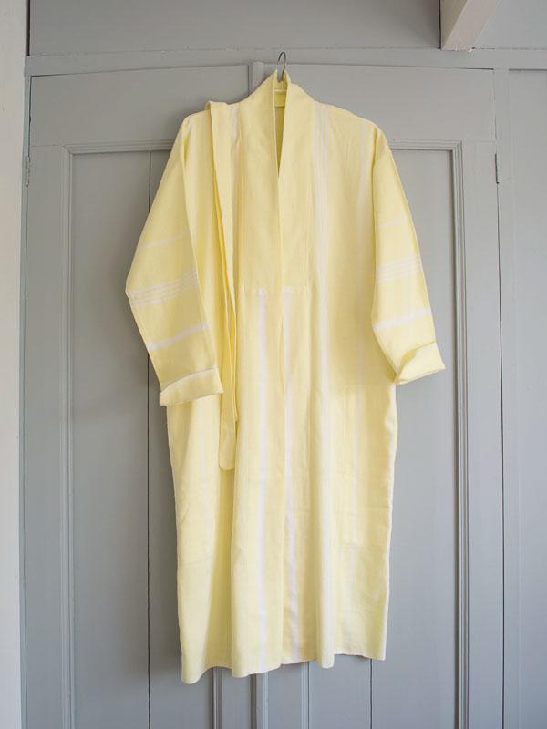 Hammam Bathrobe Lemon Yellow