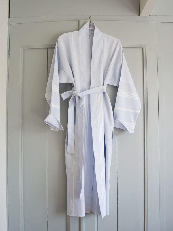 Hammam Bathrobe Light Blue