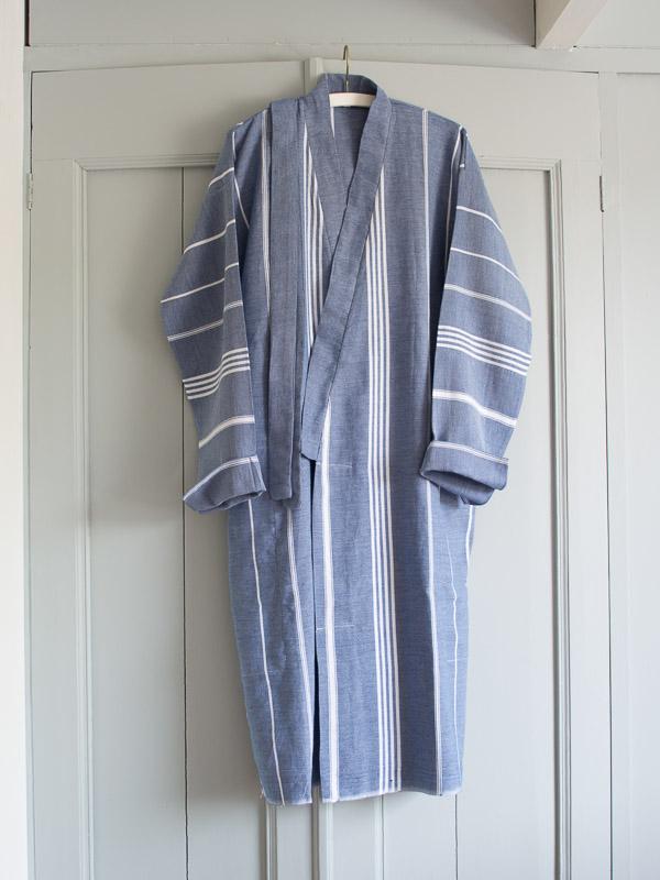 Hammam Bathrobe Navy Blue