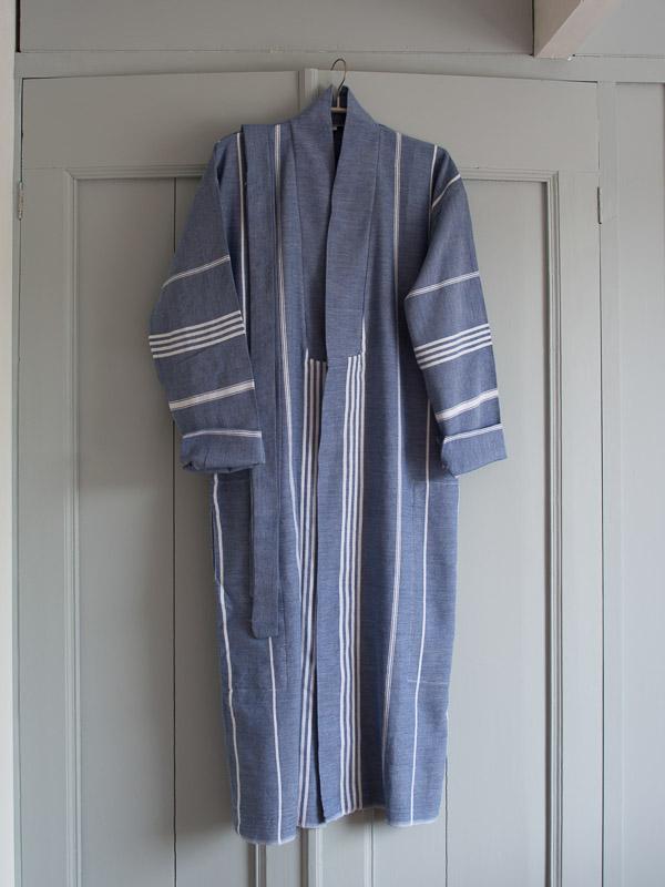 Hammam Bathrobe Navy Blue