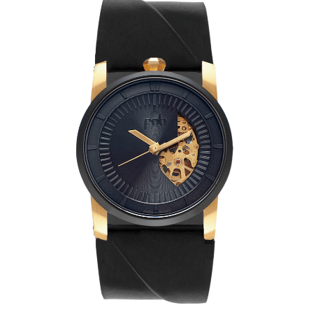 R413 Eclipse Wrist Watch With Black Vachetta Strap