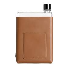 Memobottle Tan Leather Sleeves