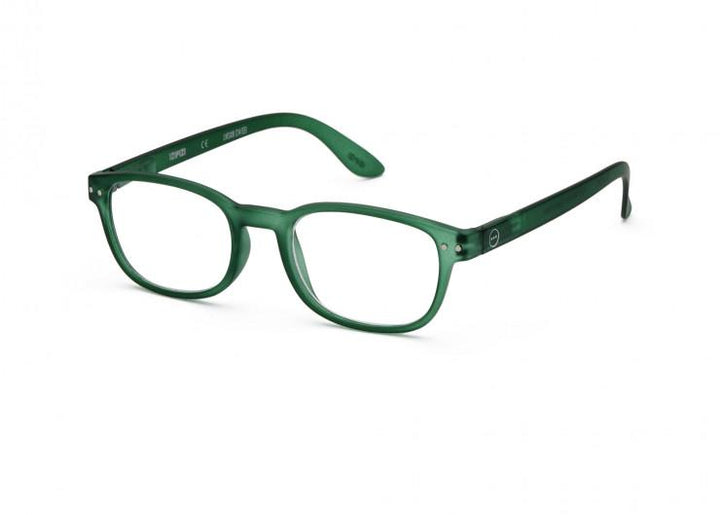 Reading Glasses #B Green Crystal