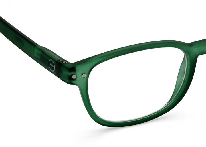 Reading Glasses #B Green Crystal