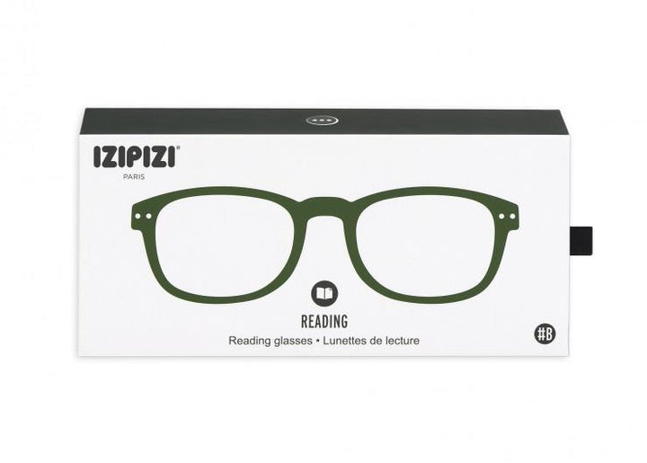 Reading Glasses #B Green Crystal