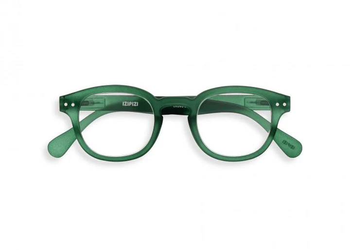 Reading Glasses #C Green Crystal