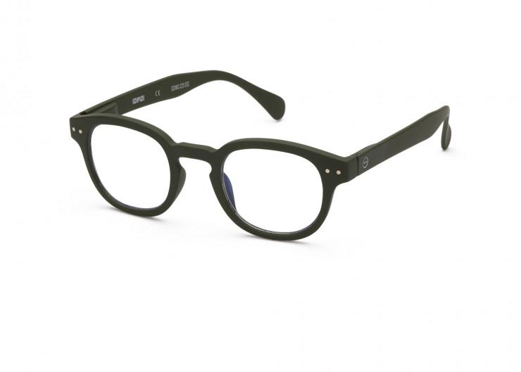 Screen Glasses #C Kaki Green