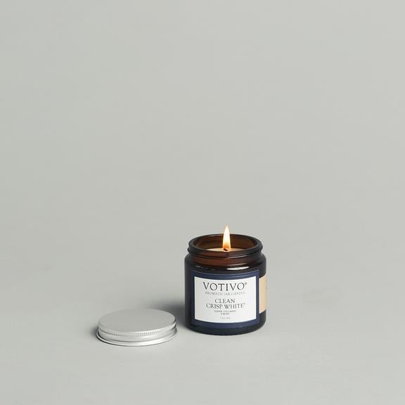 Clean Crisp White Jar Candle