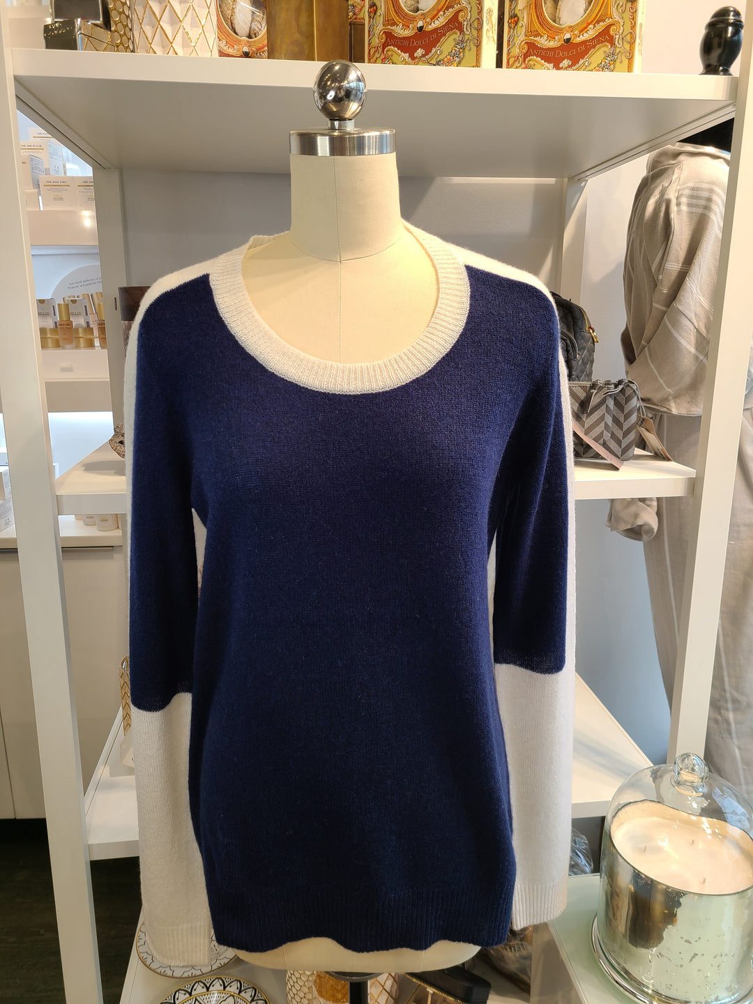 Ida Cashmere Sweater - Navy