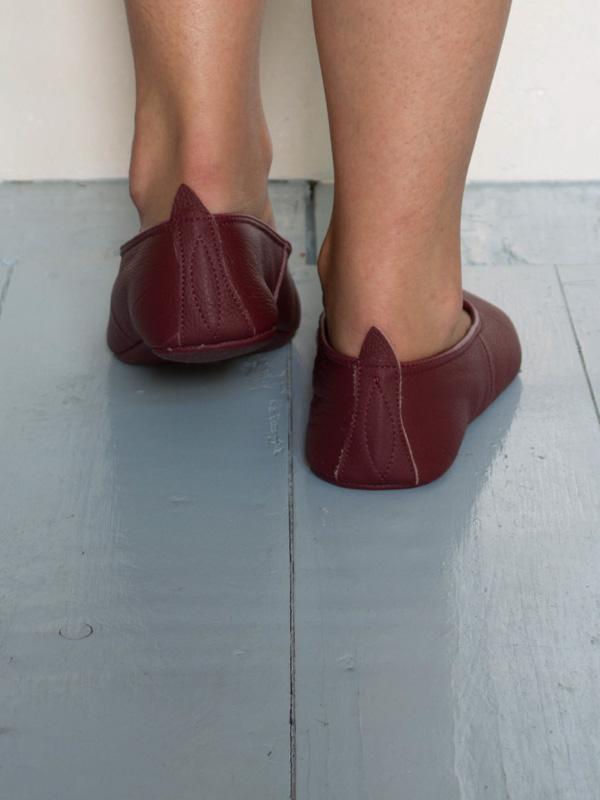 Leather Slippers in Bordeaux