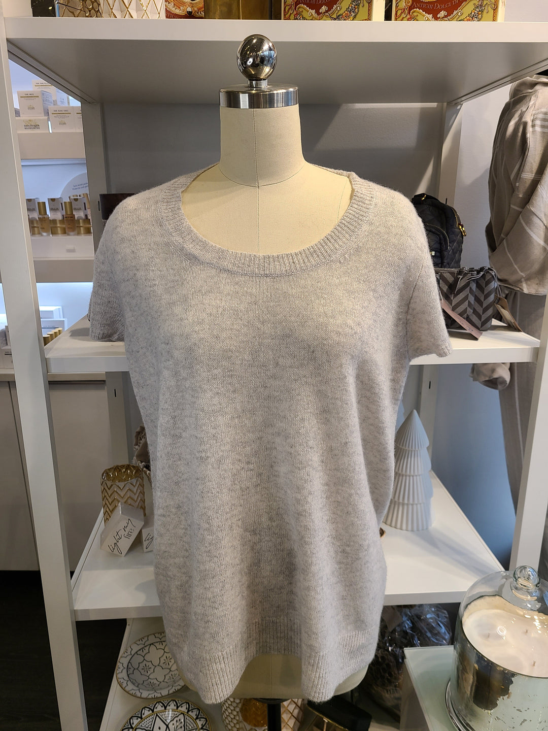 Marak Cashmere Tee - Nimbus