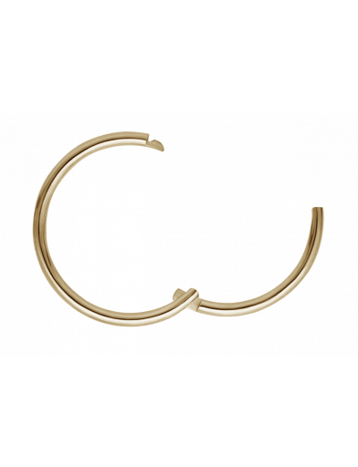 9.5mm Plain Ring in Yellow Gold