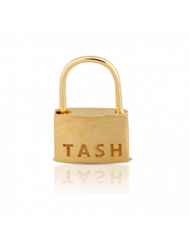 6.5mm Padlock Clicker in Yellow Gold