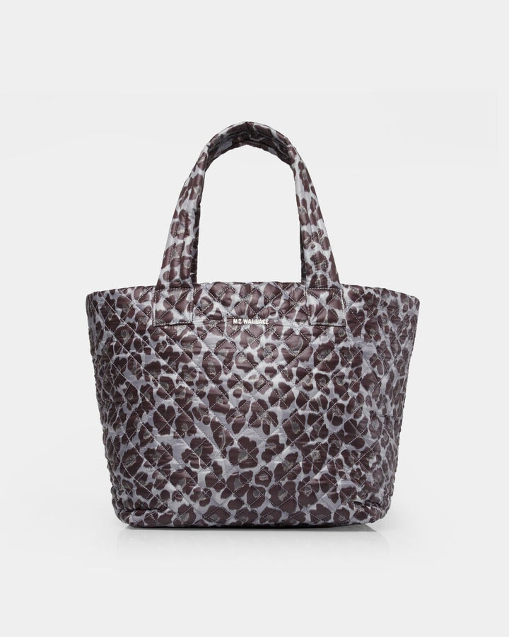 Medium Metro Tote in Magnet Leopard